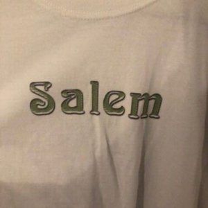 White Salem Massachusetts Witch Tee Shirt Men's Large